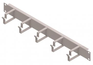 ZVK mit 5   EasyLan Rangierpanel 19" 1HE 