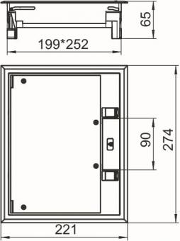 OBO GES6-2U10T 7011 Geräteeinsatz 