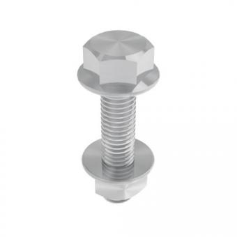 Unex Schraube DIN 6921 mit Muttern M8x35 
