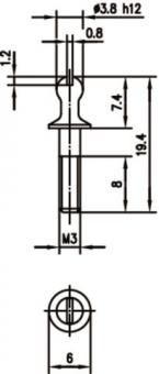 TEGA Führungsstift f.        A16010A0923 