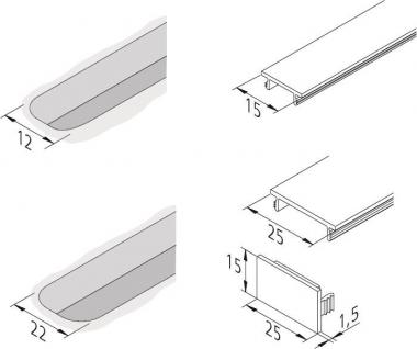 Hera LED Abdeckprofil 15mm   20301280654 