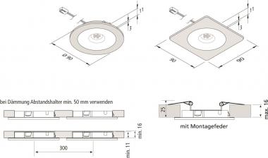 Hera LED Einbauleuchte       61001430208 