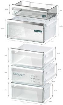 Siemens KG 39 NAXCF sw/Ed Kühlkombi 