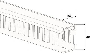 GGK Verdrahtungskanal VK 40x25,     1684 