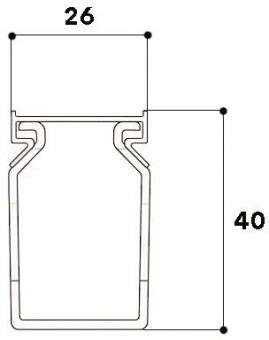 GGK Verdrahtungskanal VK 40x25,     1684 