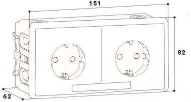 GGK Einbaudose für                 21280 