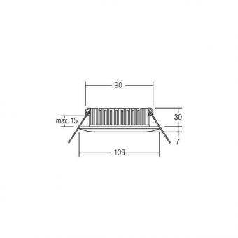 BRUM LED-Einbauleuchte          12366073 