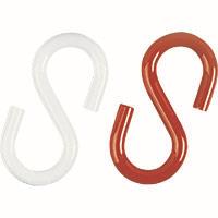 HEIN 9433 S-Haken rot/weiß Stahl 