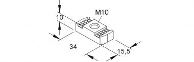 NIED Gleitmuttern              GMZ M10 F 