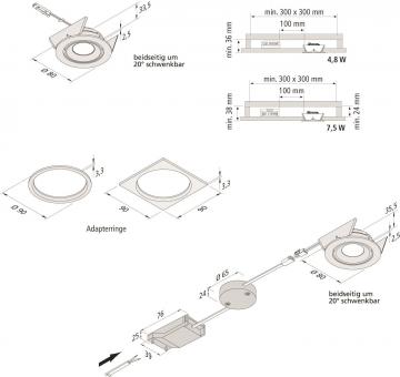 Hera SR 68-LED 4,8W 35° nw   20202401601 
