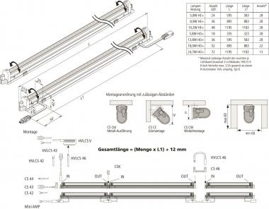 Hera LED Langfeldleuchte     61001292302 