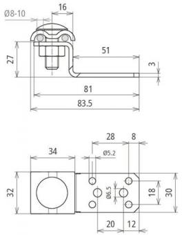 Dehn   AL ZF DUL 6.10 B5.2 6.5 L81 STTZN 