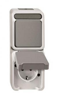 Merten Kombination SCHUKO   MEG3497-8029 