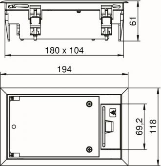 OBO GES2 U 1019 Geräteeinsatz 
