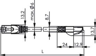TG Patchkabel S-FTP 1m gelb   L0000A0085 