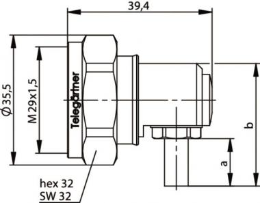 TEGA 7-16 Winkelstecker Cr     100024418 