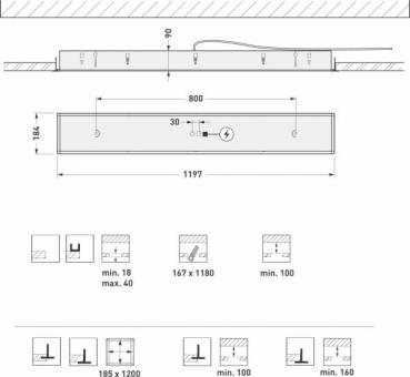 TRIL Einbauleuchten Opendo    6000925751 