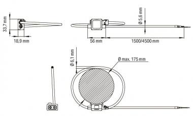 WAGO 855-9450/2000-1751 Rogowski-Spule, 