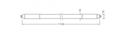 LEDV LED Tube Perf AC HO 26W/840 (54W) 