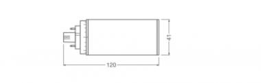 LEDV DULUX LED T/E 7W/840 120° (18W) 
