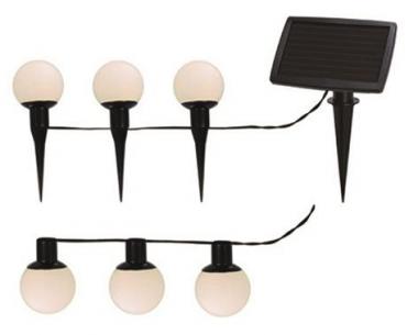 S&H LED-Solar-Lichterkette Ball    88876 