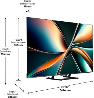 Hisense 65U7Q sw Mini LED-TV ULED 