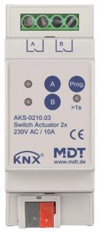 MDT Schaltaktor 2-fach 2TE REG 10A 