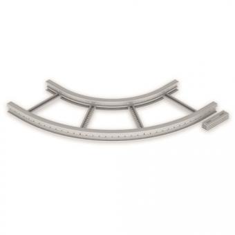 Flachbogen 90  halogenfrei grau 85x500 R 