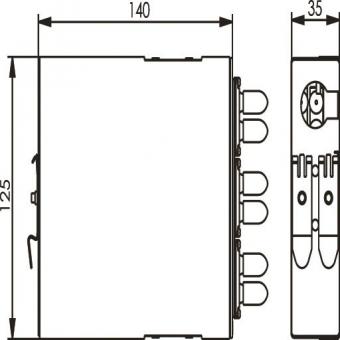 TG TS-Verteiler mit 6xSTD,   H82050S0001 