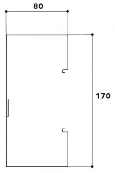 GGK 11762 Brüstungskanal-Unterteil BRS 