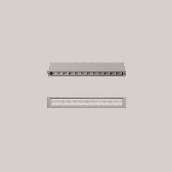 BEGA E-Einbauleuchte silber     24306AK3 
