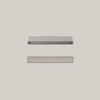BEGA E-Einbauleuchte silber     24300AK4 