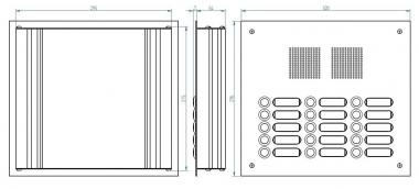 Grothe Türstation EV1 silber  TS 787 3-5 