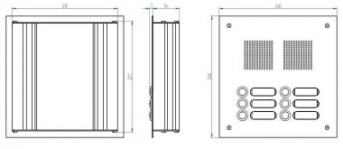GRO Türstation EV1 silber     TS 787 2-3 