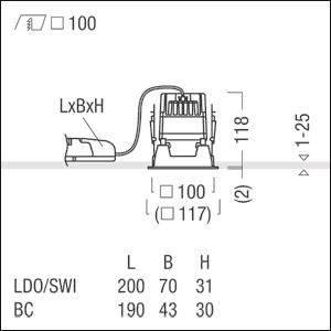 ZUM LED Decken-Einbauleuchte    60817993 