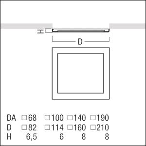 ZUM PANOS INF IP54 GLAS KLAR   60800693 