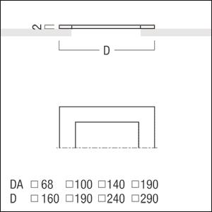 Zumtobel PANOS Q190 DVR         60800385 