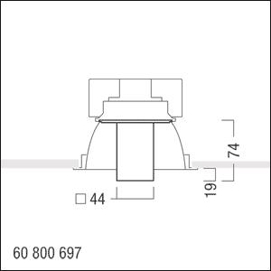 ZUM Dekoglas  PANOS INF FLUX Q140 H KLAR 