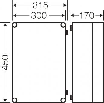 HENS Mi-Einzelleergehäuse Mi     Mi 9300 
