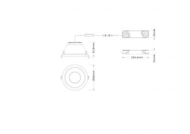 LEDV Ledvance DL CMFT DA D150 P 18W MS 