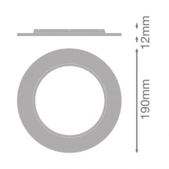 Ledvance DL CMFT EXT RING D190 WT 