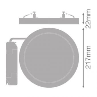 Ledvance DL UNIV DA D200 V 18W ML 83040 