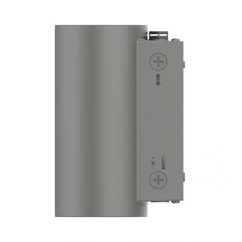 LEDV Außenleuchte UB WALL VARIO RD grau 
