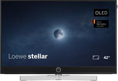 Loewe stellar.42 dr+ alu black + lava 