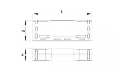 Cellpack Gel-Muffe m.Verbinder  EASY/3 V 