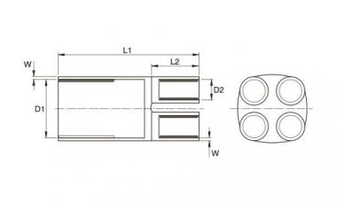 CELL Schrumpf-Aufteilkappe,   SEH5 80-33 