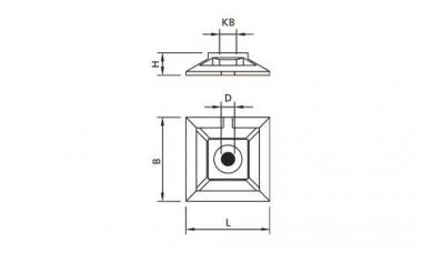 CELL Befestigungssockel 146486  KZB2K4,8 