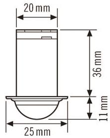 ESYLUX Deckeneinbau-     MD-C360i/6 mini 