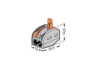 WAGO 222-412 CLASSIC-Verbindungsklemme, 