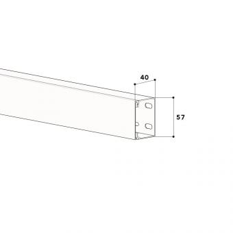 GGK 3638 LFG 40x60-9005 Leitungs- 